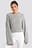 Cropped Boat Neck Knitted Sweater
