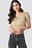 Cropped Frill Short Sleeve Top