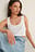 Organisches Cropped Jersey-Top