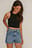 Cropped Ribbed Jersey Tank Top