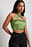 Cross Front Satin Top