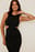 Robe mini détails découpés