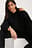 Organisches Sweatshirt mit Cut-out-Kragen