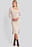 Cut Out Ribbed Midi Dress