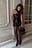 Cut Out Sequin Mini Dress