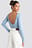 Deep Back Long Sleeve Top