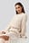 Deep Neck Melange Sweater