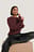 Diagonal Gestrickter Pullover