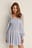 Dobby Smocked Mini Dress