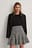 Dogtooth Tweed Skirt