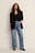 V-Neck Rib Top