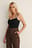 Double Strap Detail Rib Singlet