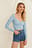 Recyceltes Oberteil mit langen Ärmeln