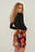 Draped Mini Skirt