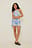 Drawstring Detail Mini Skirt