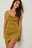 Drawstring Detail Mini Strap Dress