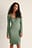 Drawstring Detail Rib Dress