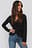 Drawstring Long Sleeve Blouse
