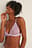 Elastisches Triangel-Top mit Spitze