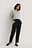 Pantalon À Fines Rayures Et Taille Élastique