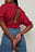 Elastic Waist V-neck Top