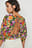 Elastic Waist V-neck Top