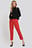 Elastic Waist Seamline Pants