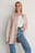Fake Suede Belted Overshirt