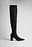 Overknee-Stiefel Aus Wildlederimitation