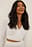 Fine Knitted Cropped Wrap Top