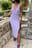 Stickad midiklännning