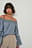 Ekologisk off shoulder-blus