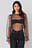Flounce Sleeve Organza Blouse
