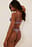 Flower Detail Lace Thong