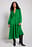 Flowy V-neck Midi Dress