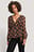 Front Wrap Chiffon Blouse