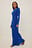 Maxikleid mit Raffung vorne