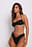 Gathered High Cut Bikini Panty