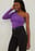 Gathered One Shoulder Top