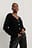 Glitzer Knopf Strickjacke