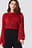 Glittery Balloon Sleeve Sweater