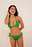 Graphic Structured Tie Side Bikini Panty