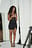 Halterneck Lace Mini Dress