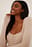 Heart Neckline Rouched Rib Top