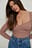 Heart Neckline Wrap Top