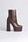 Plateau-boots med hög klack