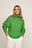Hochgeschnittener Chunky Strickpullover