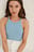 High Neck Crop Singlet