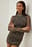 High Neck Mesh Dress