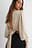 High Neck Satin Blouse